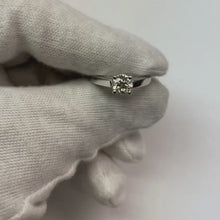 Natural Earth Mined Diamond Women Solitaire Engagement Ring 1.01 Ct. White Gold