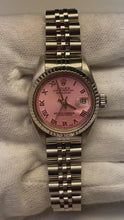 Pink Roman Dial Rolex Datejust Watch Ss Jubilee Bracelet