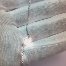 3.50 Ct Natural Earth Mined Diamonds Yard Necklace 18 Inches Bezel Setting White Gold 14K