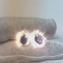 Womens Sapphire Earrings