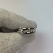 1.5 Ct Princess Cut Mens Real Natural Earth Mined Diamond Wedding Ring