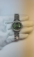 Rolex Datejust 26 mm Olive Green Diamond Dial Stainless Steel Watch