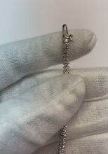 Round Cut Small 2.50 Carats Natural Earth Mined Diamond Women Tennis Bracelet White Gold