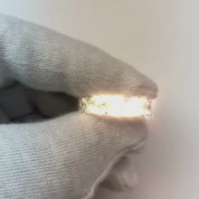 Radiant Cut Eternity Band 11 Ct. Gold Real Natural Earth Mined Diamond Jewellery