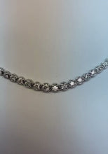 Tennis Natural Earth Mined Diamond Necklace For Women