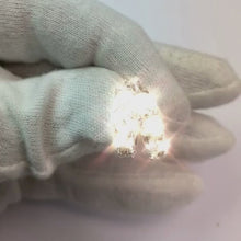 3 Ct Round Diamond Women Hoop  Natural Earring 14K White 