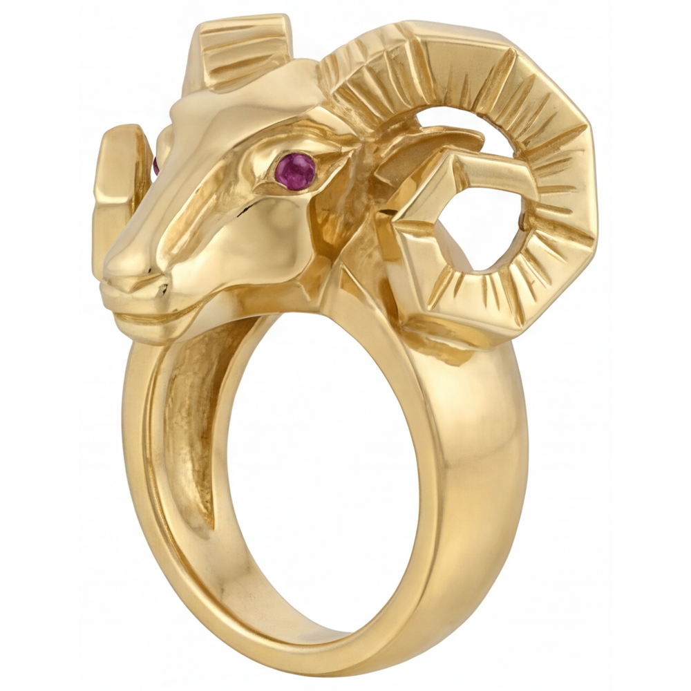 Shimmering Gemstone Ring 0.10 ct – side view