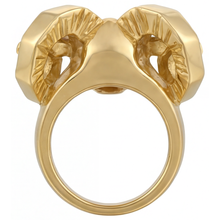 Purple Amethyst Gemstone Ring 0.10-ct 14K Yellow Gold – back view