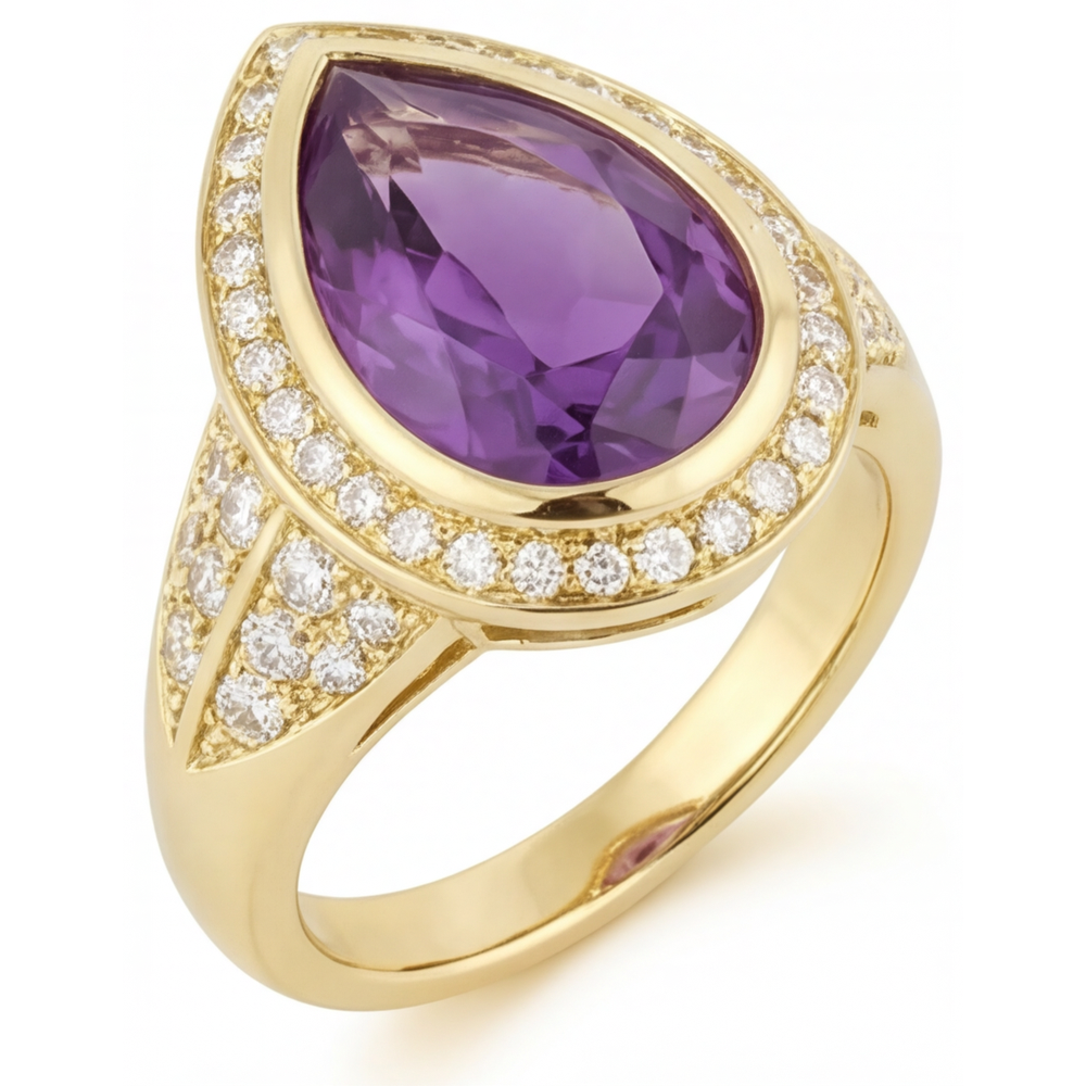 Timeless Precious Stone Ring 6.50 ct – side view