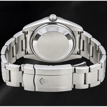 Rolex Air-King 34mm 114200 Silver Roman Dial Stainless Steel Watch Oyster Bracelet