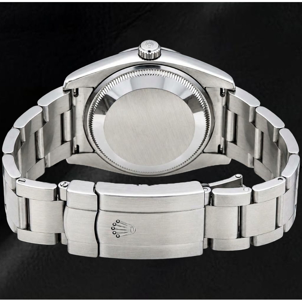Rolex Air-King 34mm 114200 Silver Roman Dial Stainless Steel Watch Oyster Bracelet