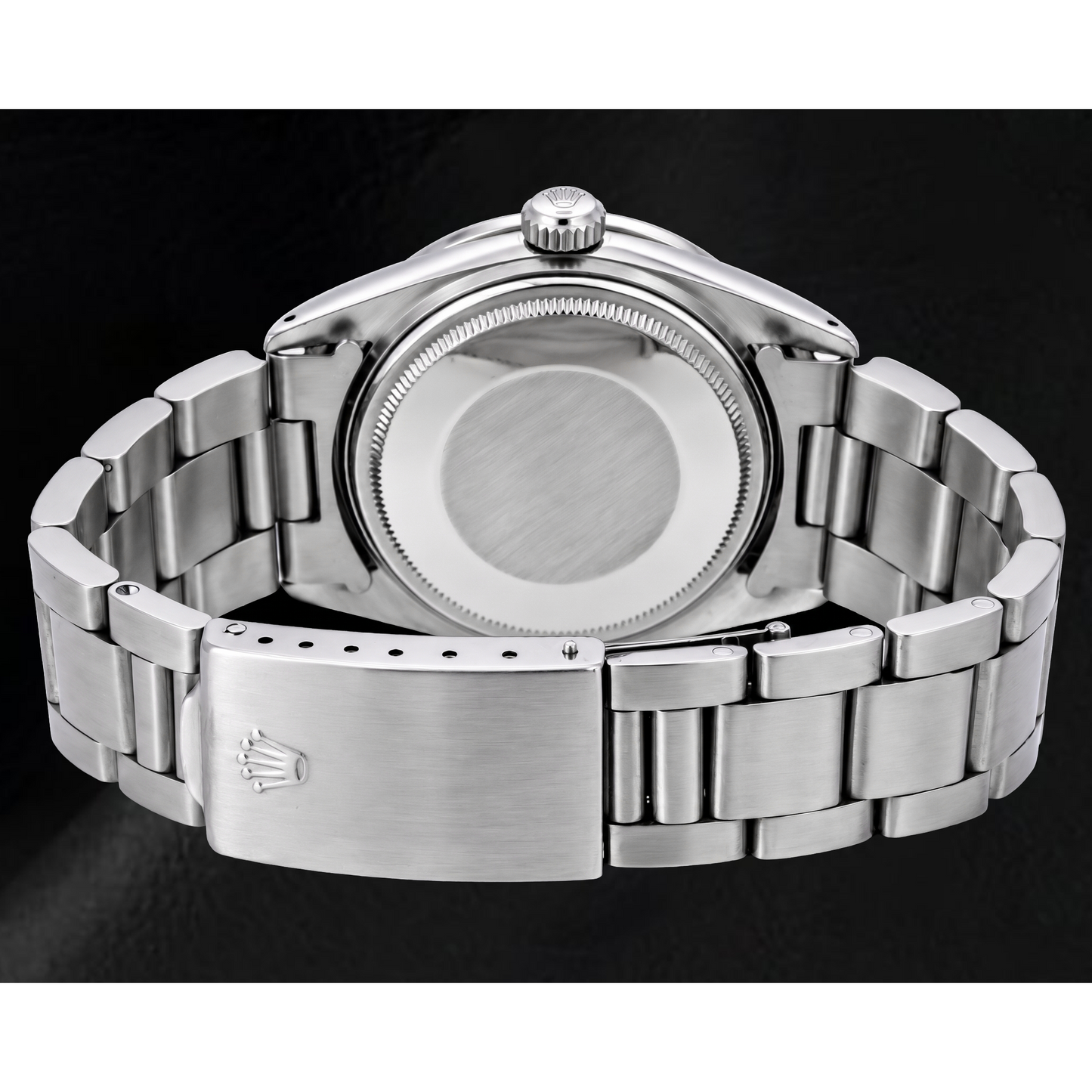 Rolex Air-King 5500 34mm Silver Stick Dial Stainless Steel Wach