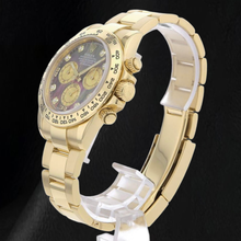 Rolex Cosmograph Daytona 116508 40mm Black Mother Of Pearl Dial Yellow Gold Watch