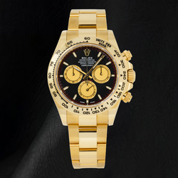 Rolex Cosmograph Daytona 126508 40mm Black Dial Yellow Gold Watch