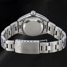 Rolex Date 26mm 6916 Blue Dial Smooth Bezel Stainless Steel Watch