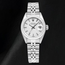 Rolex Date 6916 26mm Silver Linen Dial Stainless Steel Jubilee Bracelet Watch