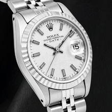 Rolex Date 6916 26mm Silver Linen Dial Stainless Steel Jubilee Bracelet Watch