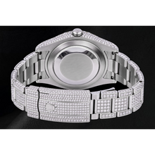 Rolex Datejust 116200 36mm Ice Blue Baguette Diamond Dial Stainless Steel Watch
