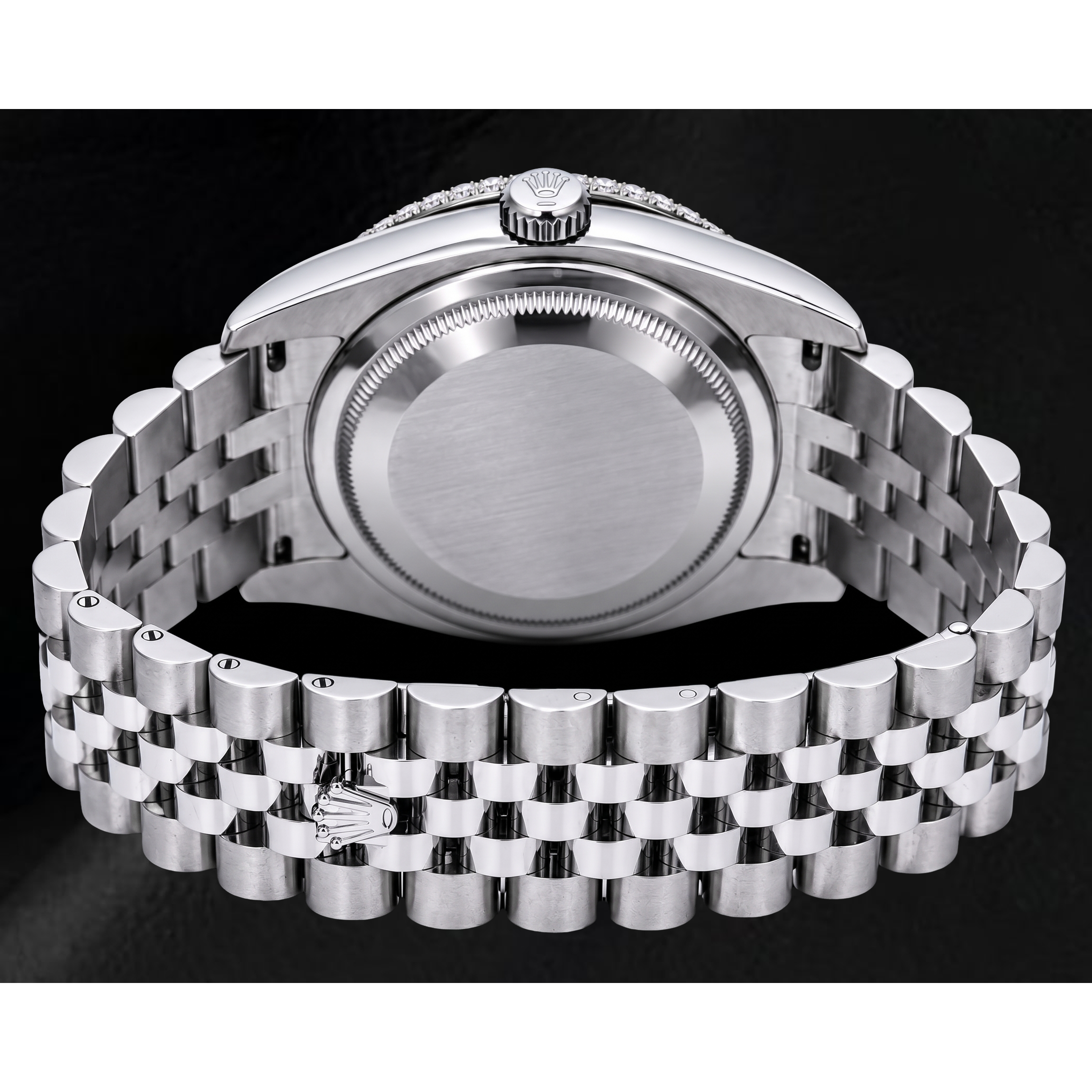Rolex Datejust 116234 36mm Ice Blue Roman Diamond Dial Stainless Steel Watch