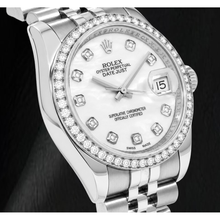 Rolex Datejust 116234 36mm White Mother of Pearl Diamond Dial Stainless Steel Watch