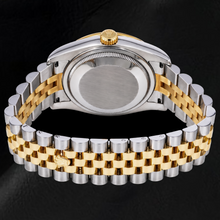 Rolex Datejust 116243 36mm Silver Floral Arabic Dial Two Tone Watch
