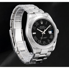 Rolex Datejust 116300 41mm Black Roman Dial Stainless Steel Watch