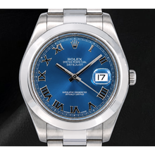 Rolex Datejust 116300 41mm Blue Roman Dial Stainless Steel Watch