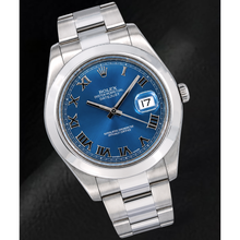 Rolex Datejust 116300 41mm Blue Roman Dial Stainless Steel Watch