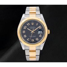 Rolex Datejust 116333 41mm Black Arabic Dial Two Tone Watch