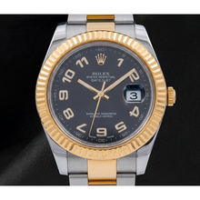 Rolex Datejust 116333 41mm Black Arabic Dial Two Tone Watch