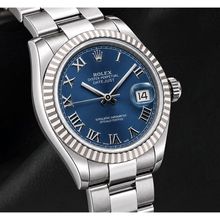 Rolex Datejust 116334 41mm Blue Roman Dial Gold and Stainless Steel Watch