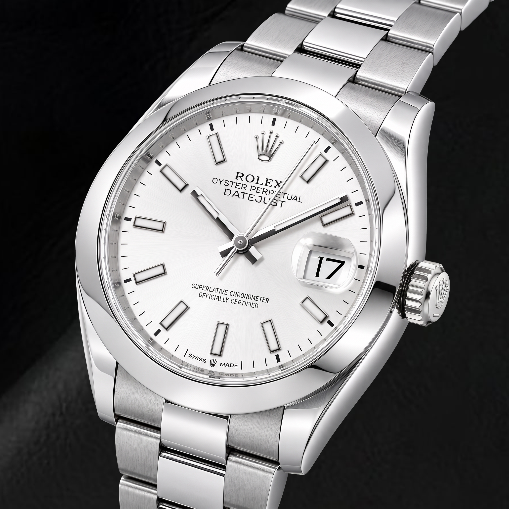 Rolex Datejust 126200 36mm Silver Luminous Dial Stainless Steel Watch
