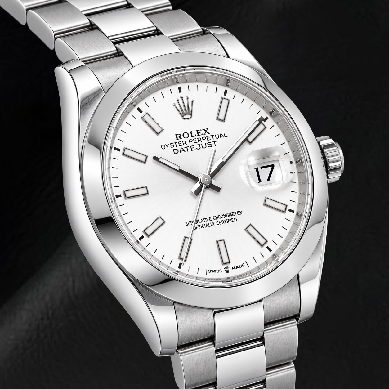 Rolex Datejust 126200 36mm Silver Luminous Dial Stainless Steel Watch