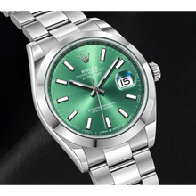 Rolex Datejust 126300 41mm Green Luminous Dial Stainless Steel Watch