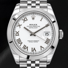 Rolex Datejust 126300 41mm White Roman Dial Stainless Steel Watch