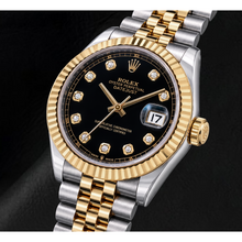 Rolex Datejust 126333 41mm Black Diamond Dial Two Tone Watch