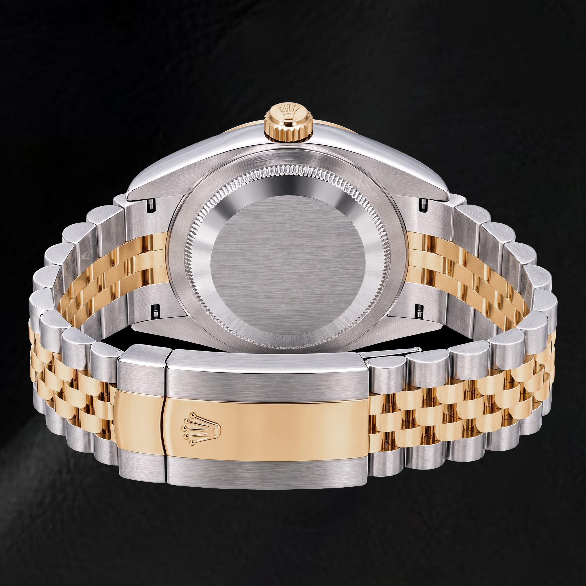 Rolex Datejust 126333 41mm Black Luminous Dial Two Tone Watch