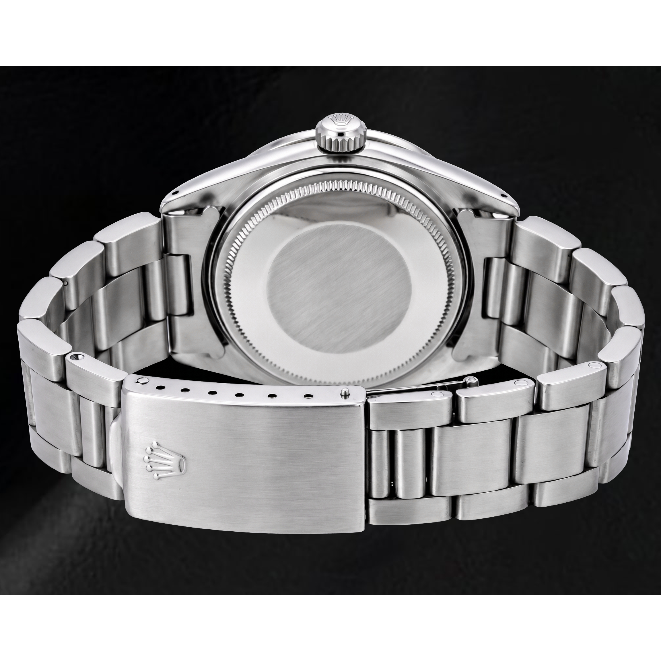 Rolex Datejust 1601 36mm Pink Mother of Pearl Diamond Dial Stainless Steel Watch