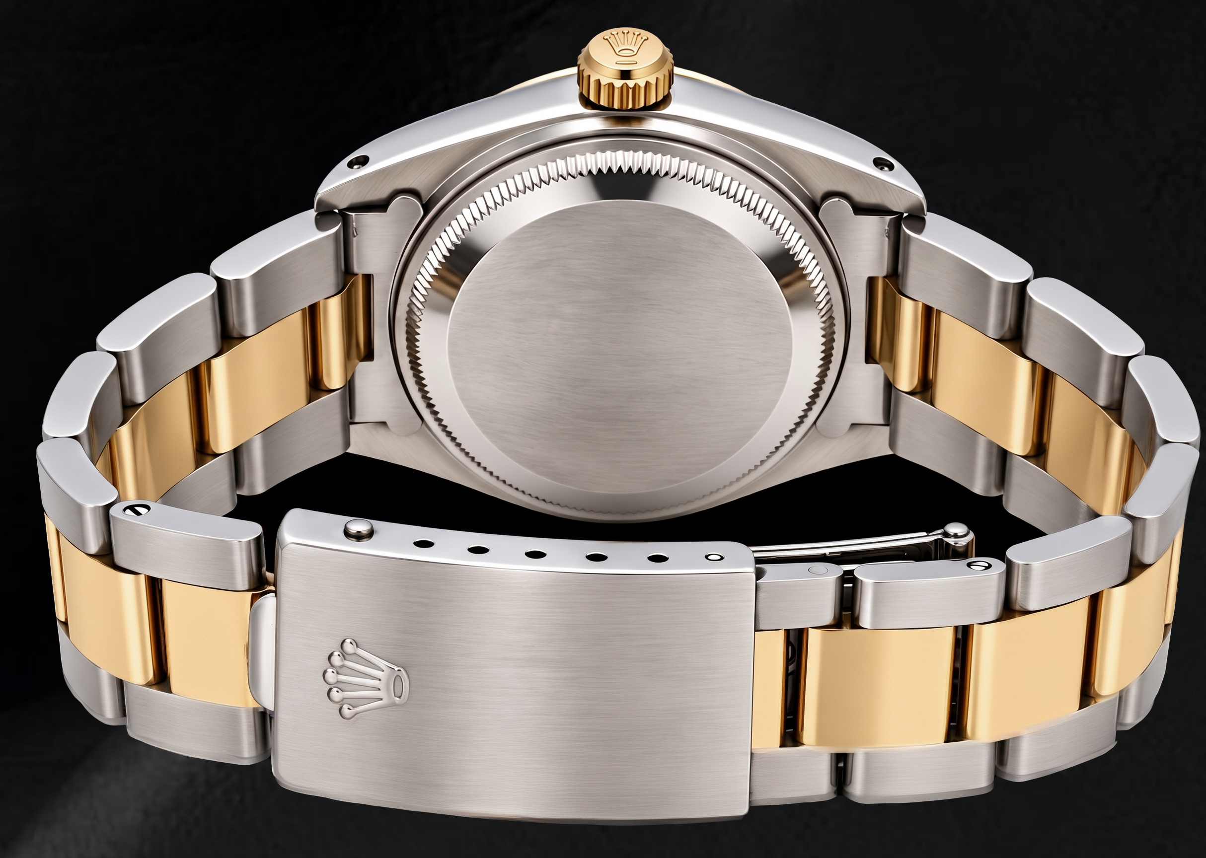 Rolex Datejust 16013 36mm Champagne Diamond Dial Two Tone Watch
