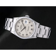 Rolex Datejust 16200 36mm White Arabic Dial Stainless Steel Watch