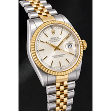 Rolex Datejust 16233 36mm Silver Stick Dial Two Tone Watch