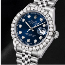 Rolex Datejust 16234 36mm Blue Diamond Dial Stainless Steel Watch