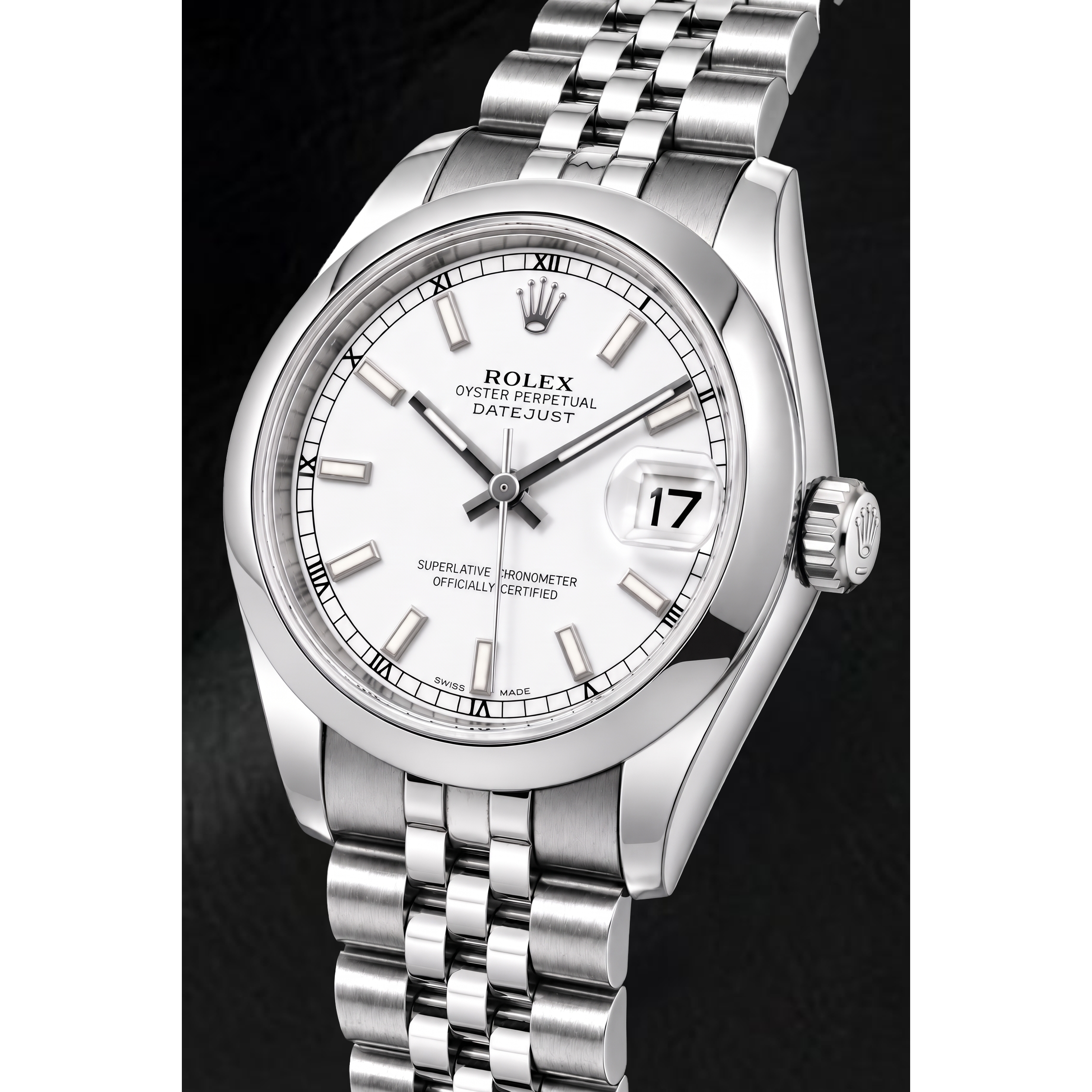 Rolex Datejust 178240 31mm White Luminous Dial Stainless Steel Watch