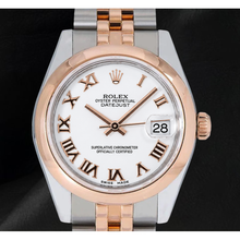 Rolex Datejust 178241 31mm White Roman Dial Two Tone Watch