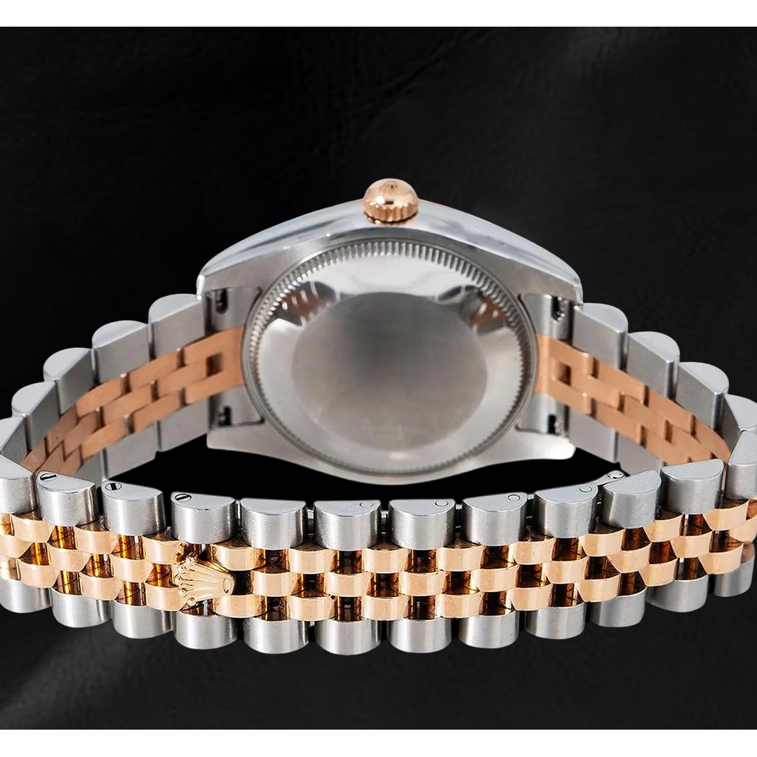 Rolex Datejust 178241 31mm White Roman Dial Two Tone Watch