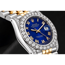 Rolex Datejust 26mm 69173 Blue Roman Dial Two Tone Jubilee Bracelet Watch