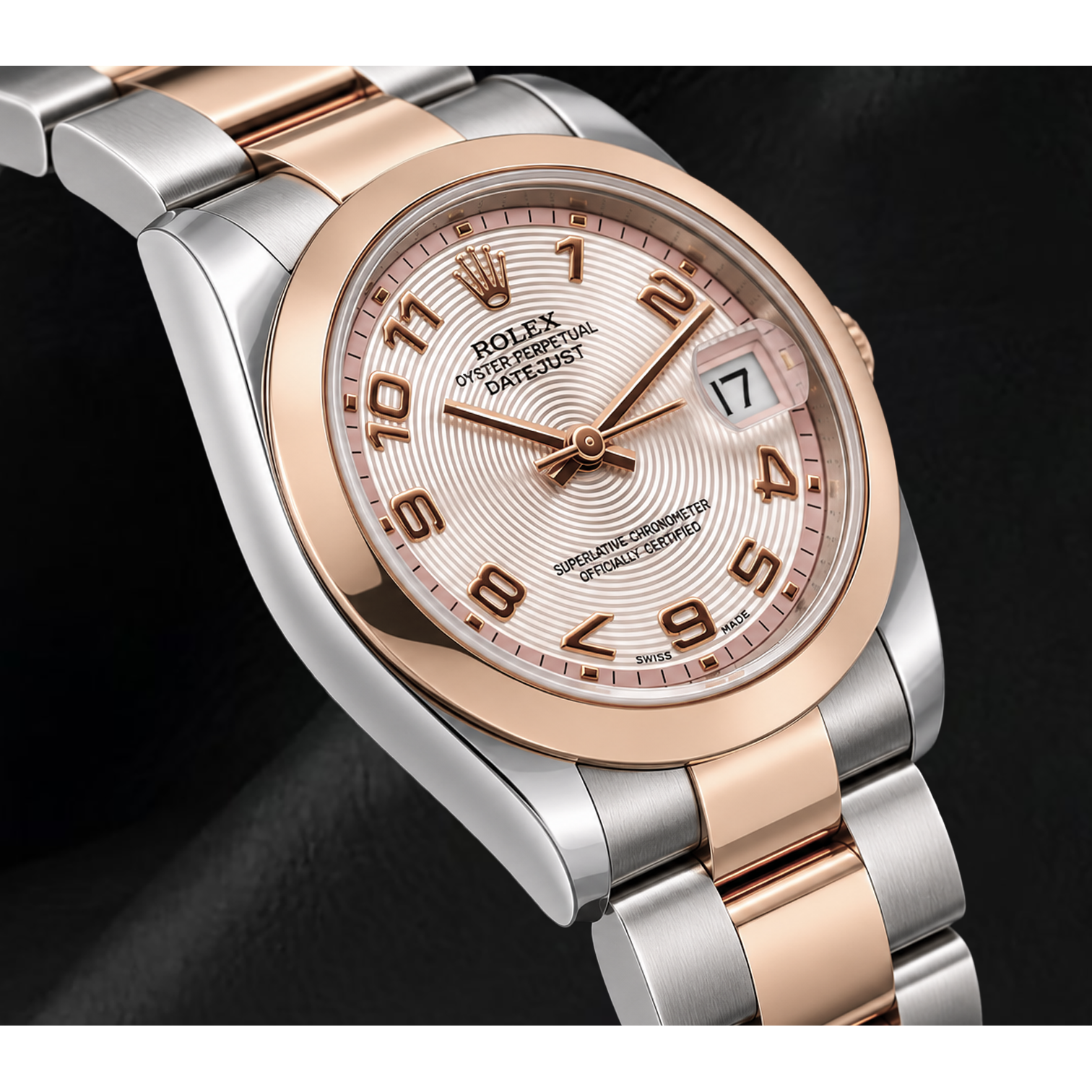 Rolex Datejust 31mm 178241 Pink Arabic Dial Two Tone Watch