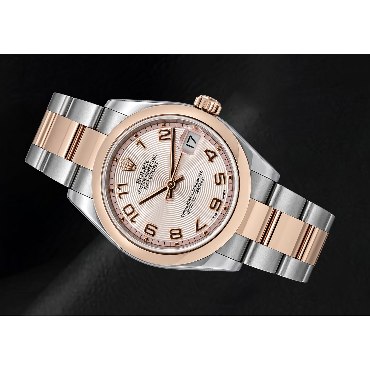Rolex Datejust 31mm 178241 Pink Arabic Dial Two Tone Watch