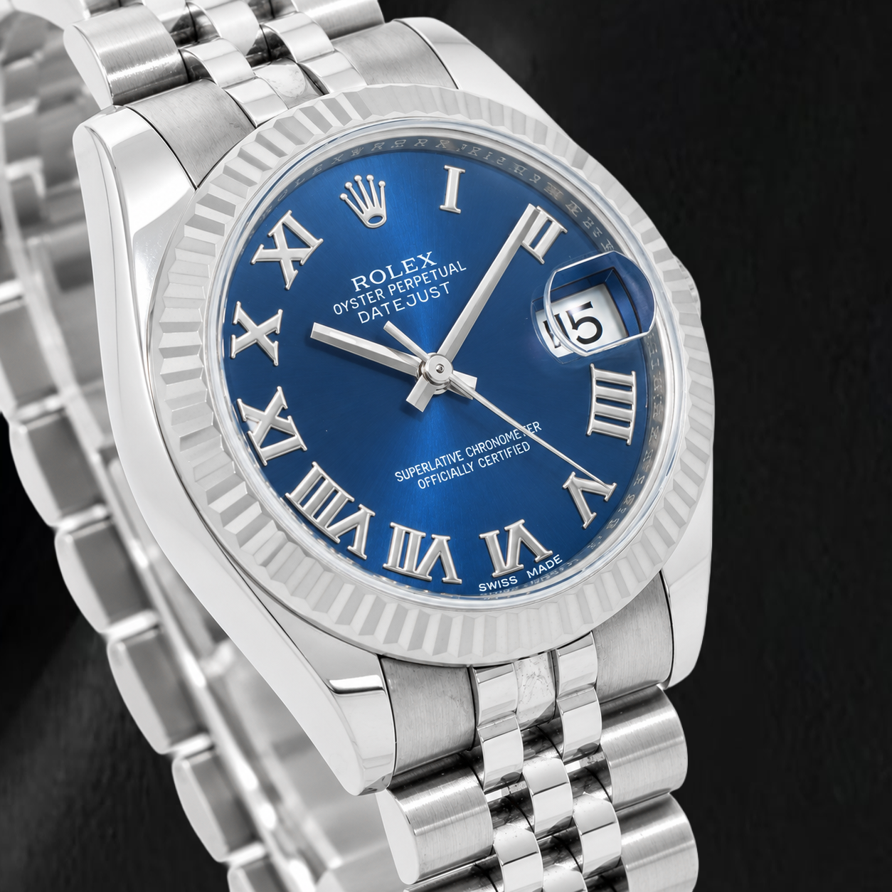 Rolex Datejust 31mm 178274 Blue Roman Dial Stainless Steel Watch
