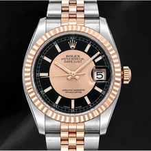 Rolex Datejust 36mm 116231 Black Dial Rose Gold and Stainless Steel Watch